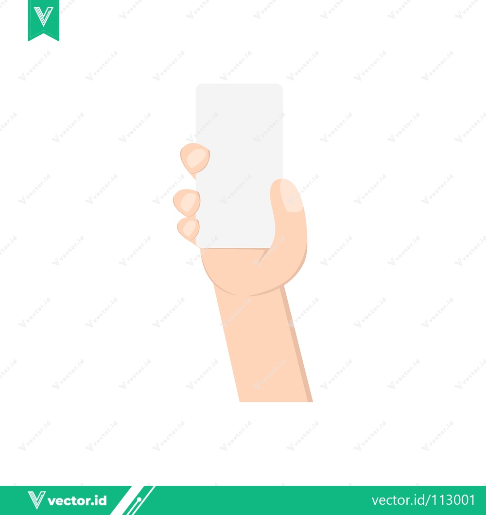 Premium Vector of Hand Holding Blank Card