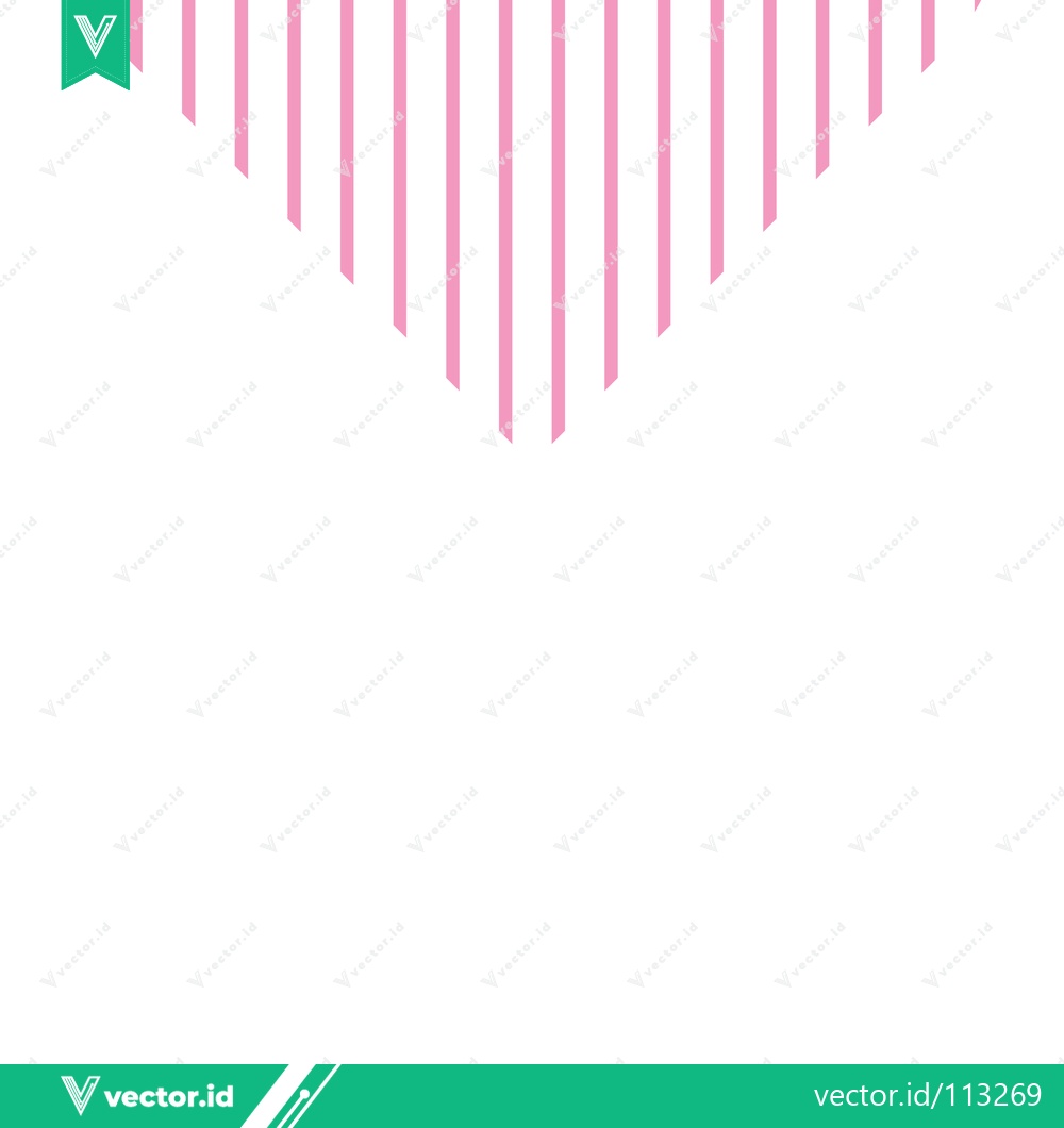 Premium Vector of Abstract Pink and White Vertical Stripes Forming a Heart Shape