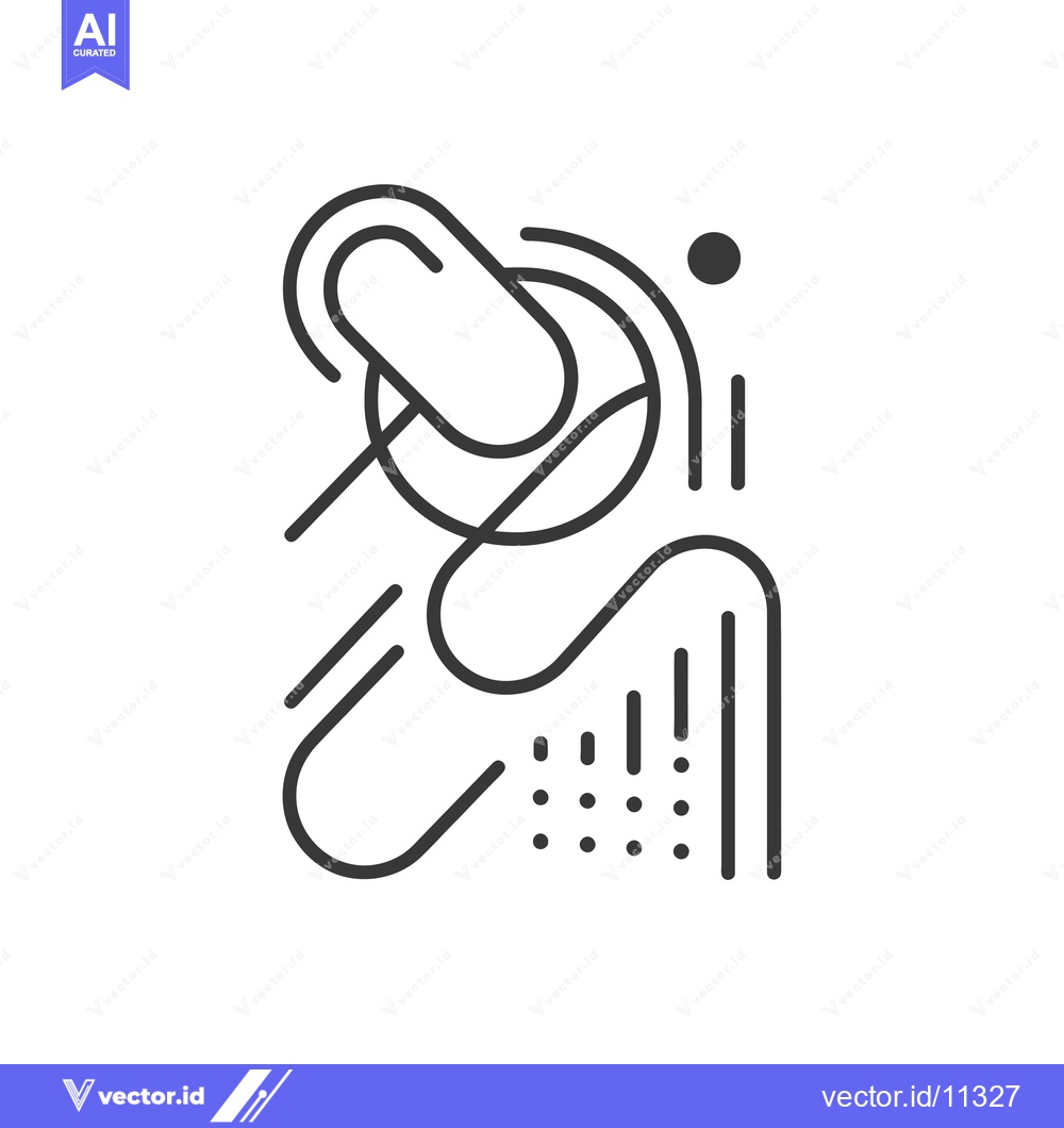 Premium Vector dari Abstract Geometric Design with Black Lines and Circles