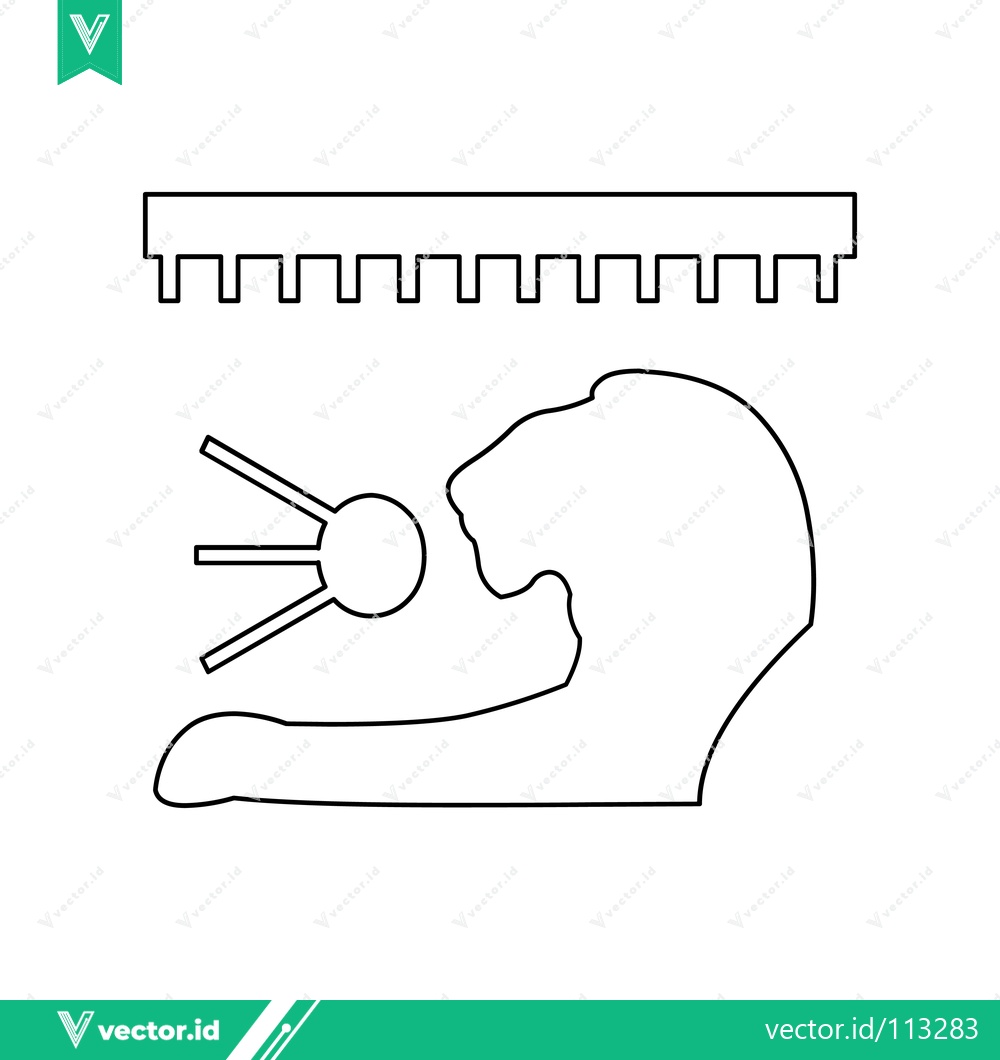 Premium Vector dari Stylized Illustration of a Satellite and a Lion
