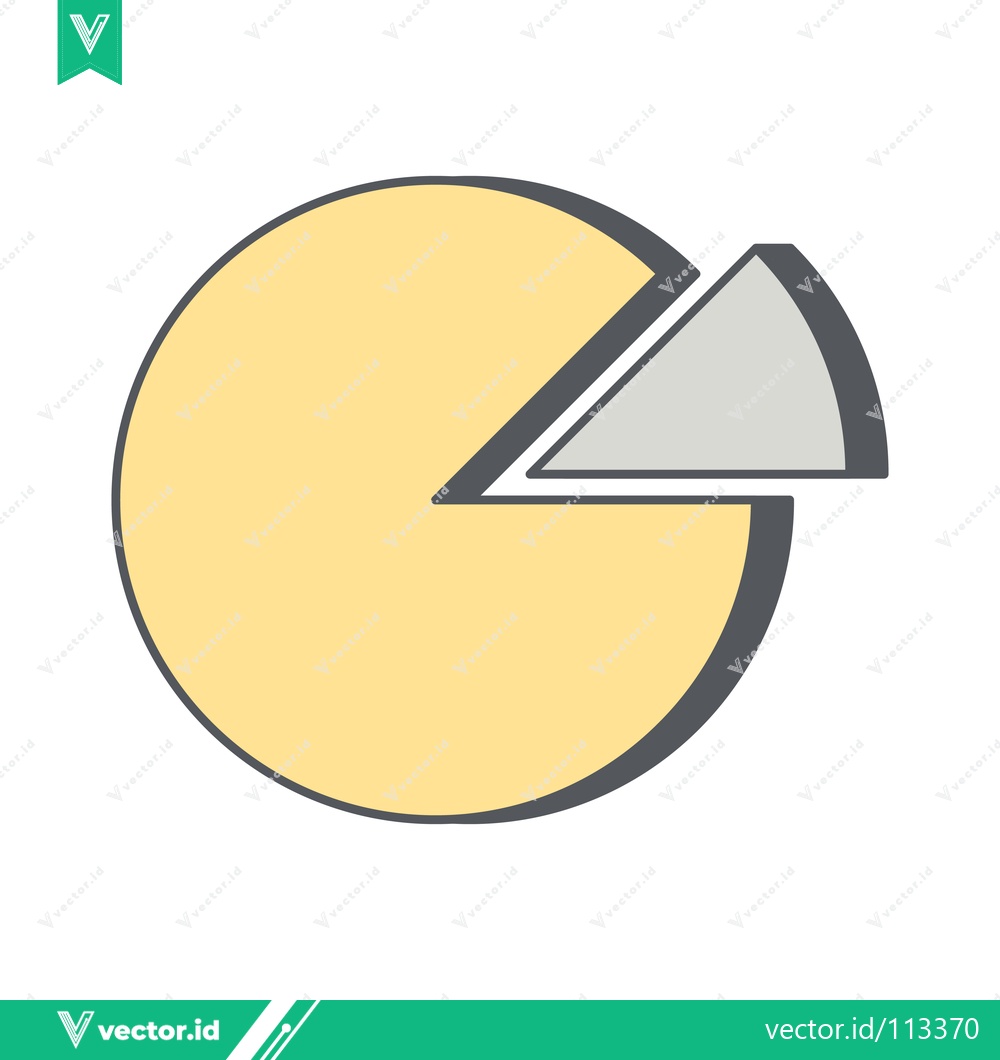 Premium Vector dari Pie Chart Segment Missing Data Representation