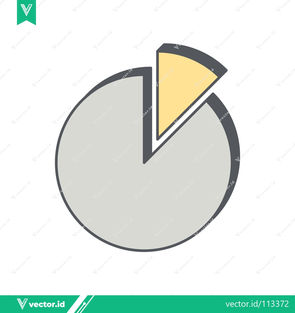 Premium Vector dari Pie Chart Slice Isolated Graphic Element