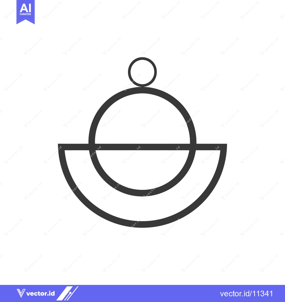 Premium Vector dari Abstract Geometric Design with Circles and a Half-Circle
