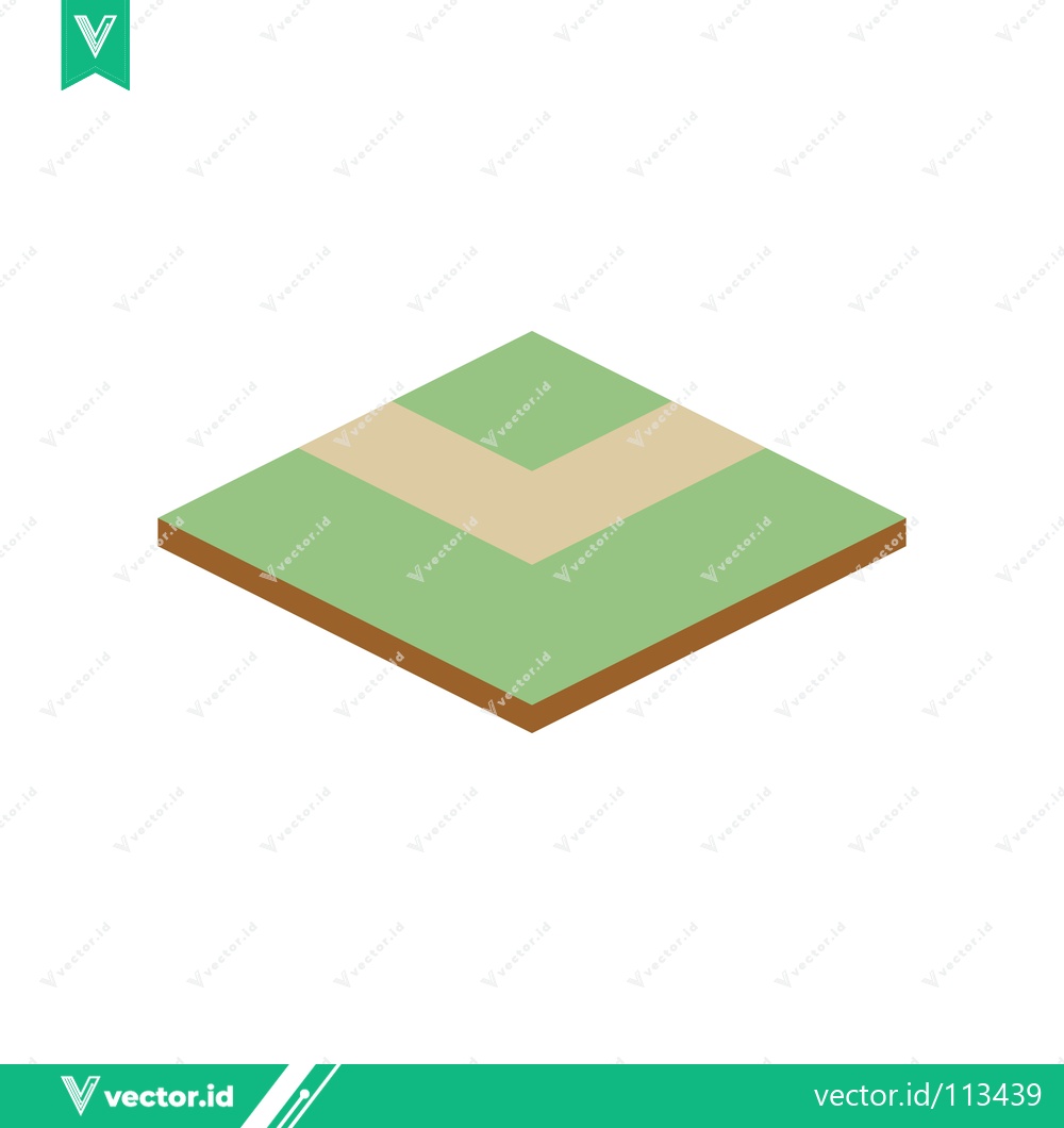 Premium Vector dari Isometric Baseball Field Diamond Layout