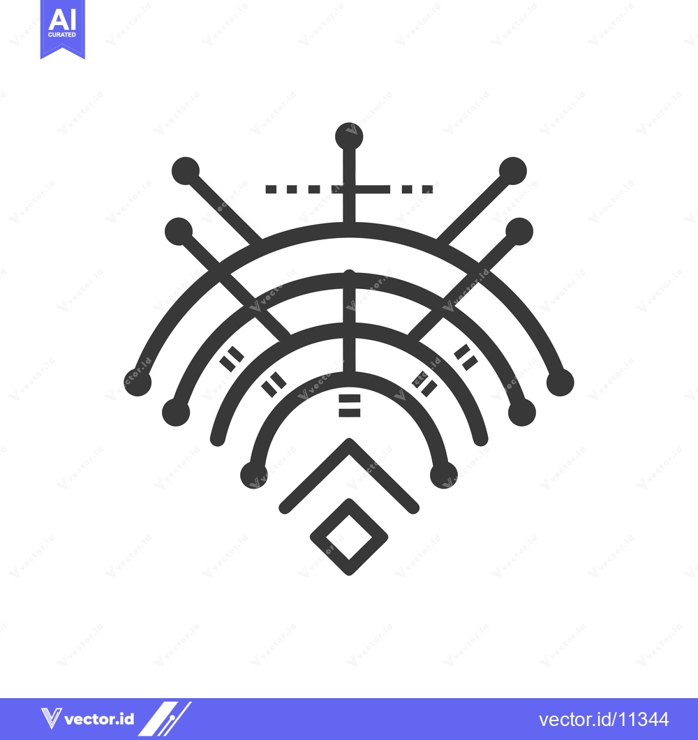 Premium Vector dari Abstract Geometric Design with Circles and Lines