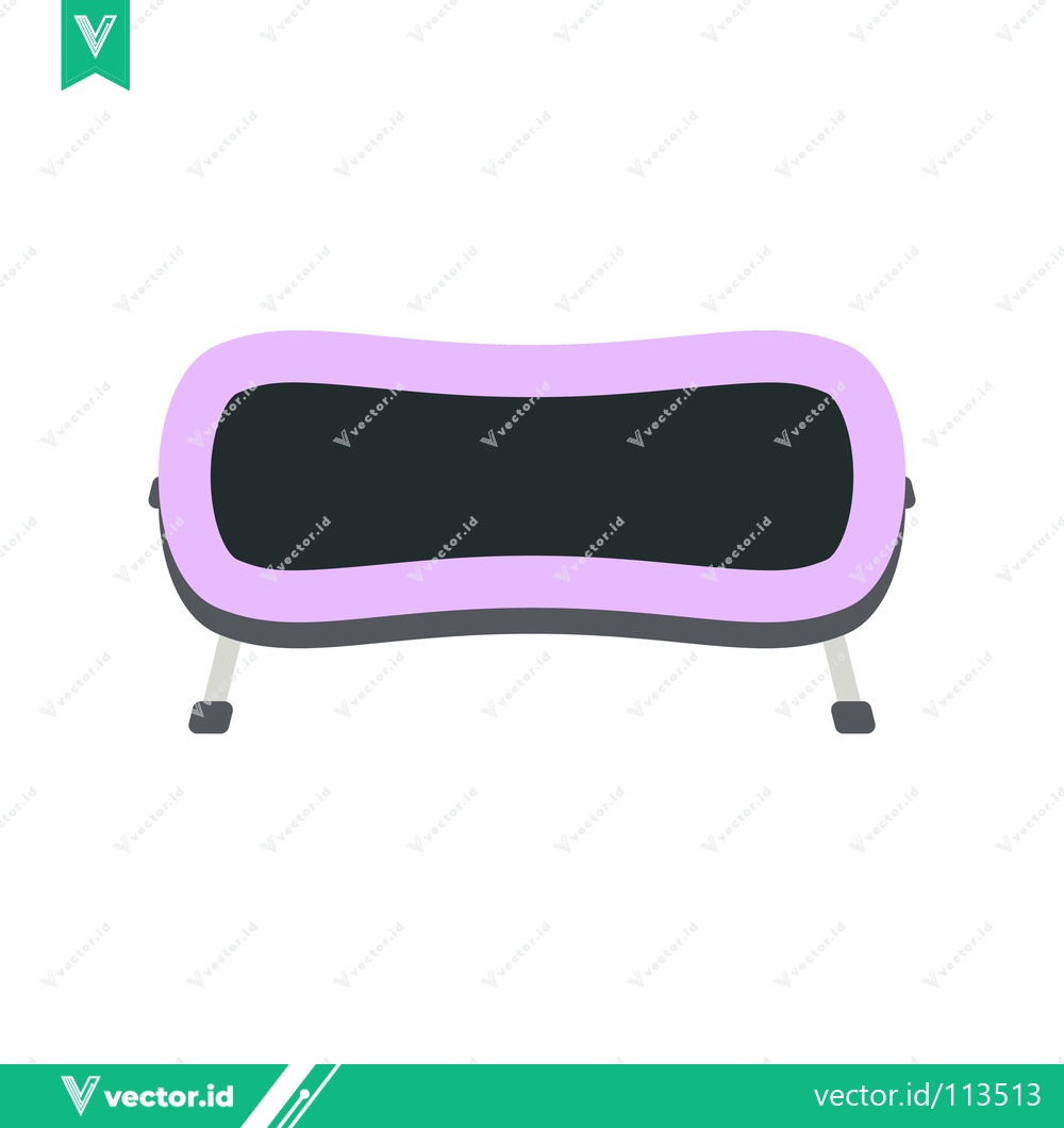 Premium Vector of Purple Balance Board for Fitness and Exercise