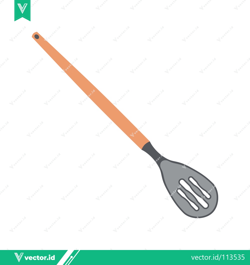 Premium Vector dari Slotted Spatula Kitchen Utensil Cooking Tool
