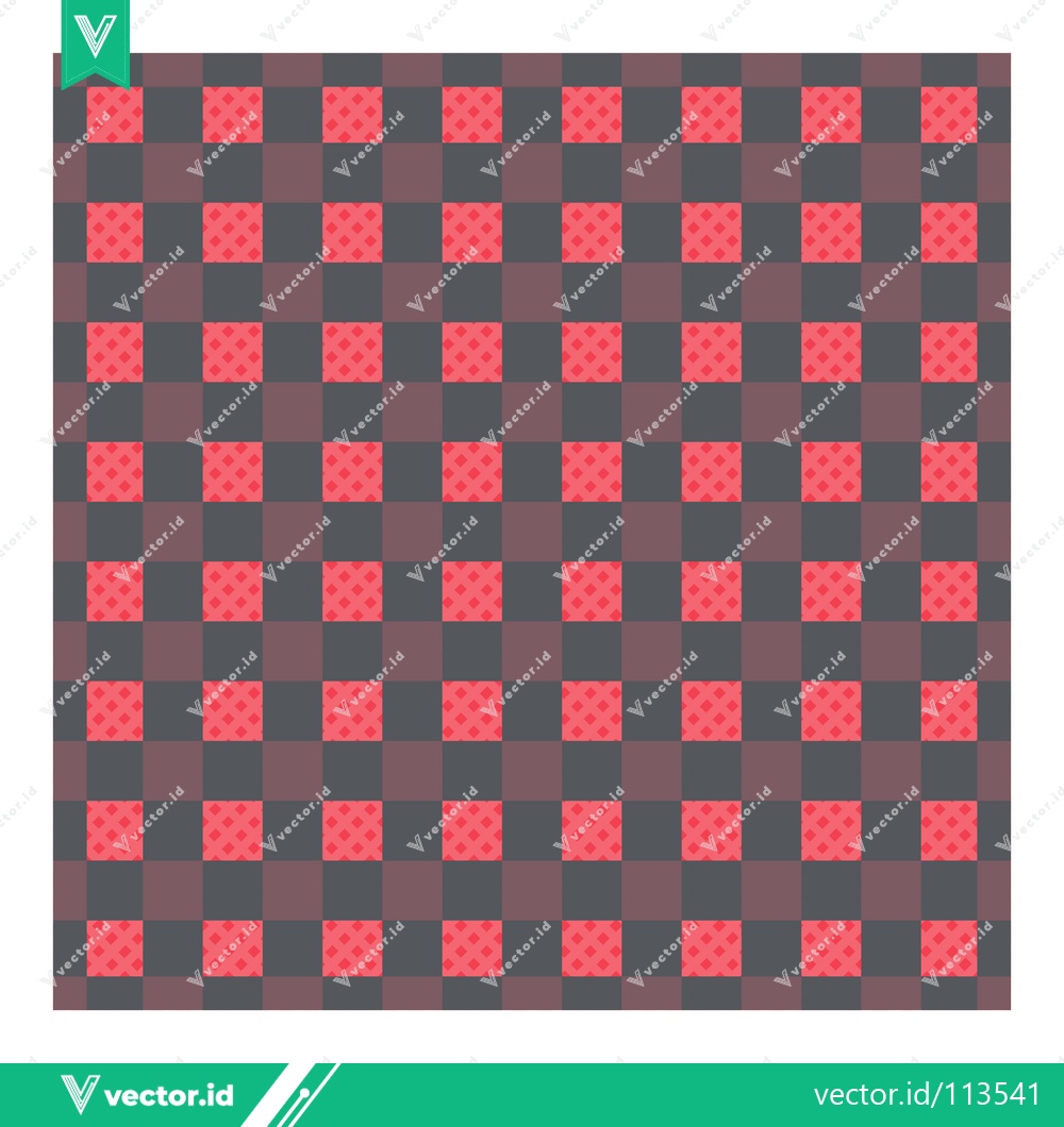 Premium Vector dari Abstract Geometric Pattern with Red and Gray Squares