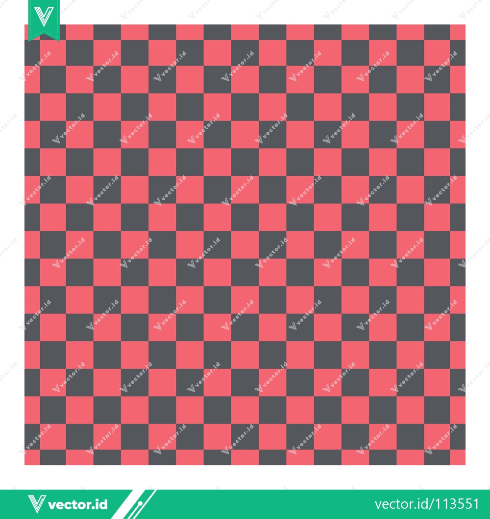 Premium Vector dari Checkerboard Pattern Red and Dark Gray Squares