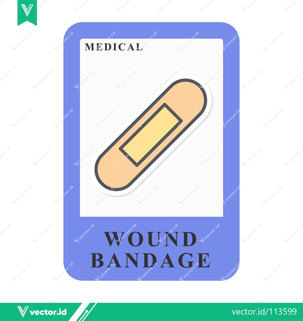 Premium Vector dari Medical Wound Bandage Illustration for First Aid and Healthcare Concepts