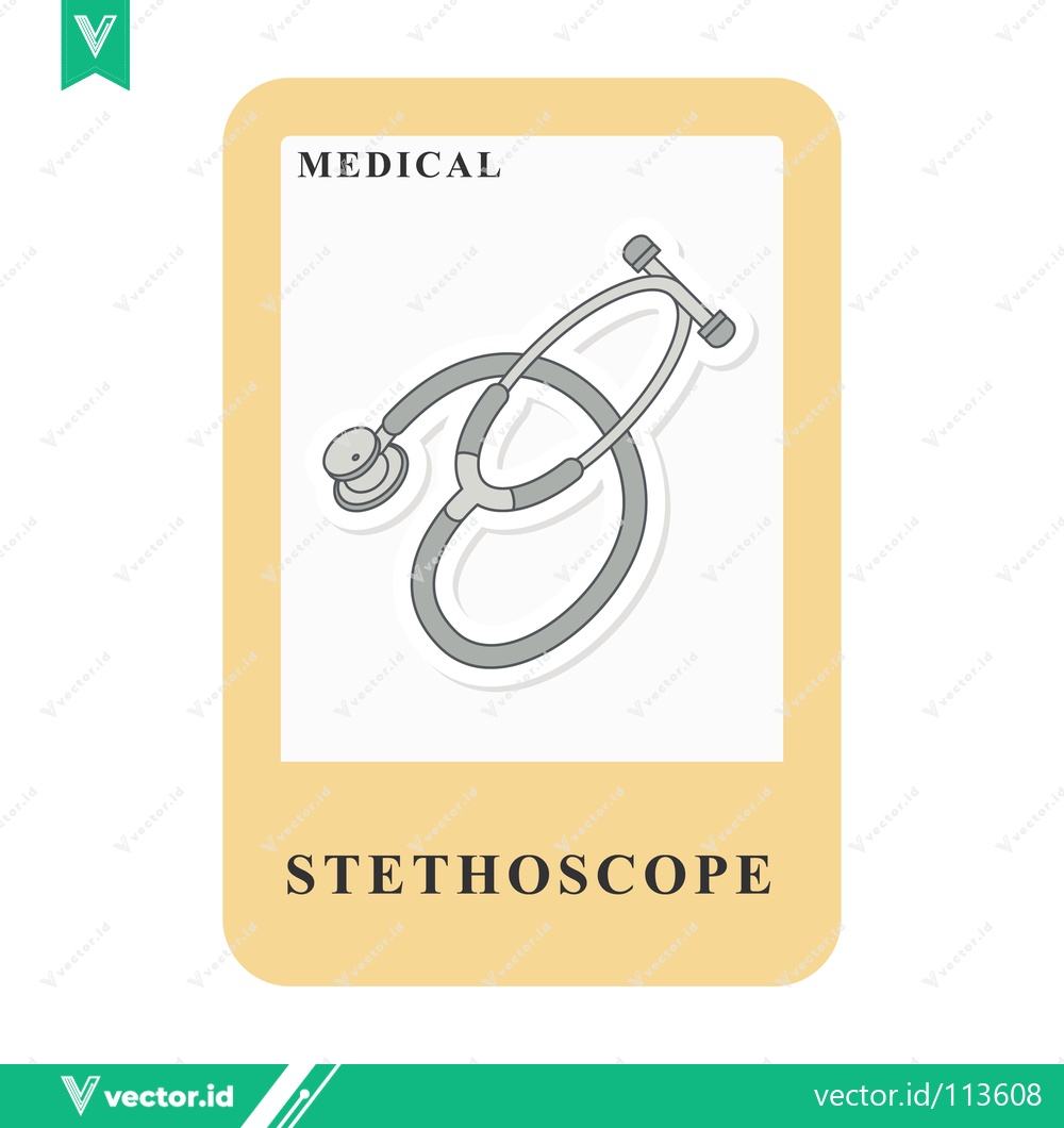 Premium Vector dari Illustration of a Stethoscope for Medical Purposes