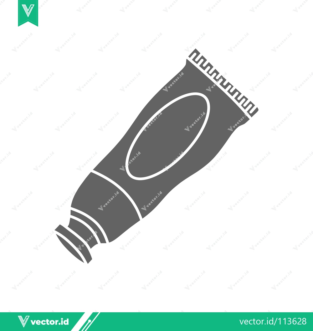 Premium Vector of Simple Icon of a Tube of Toothpaste or Cream