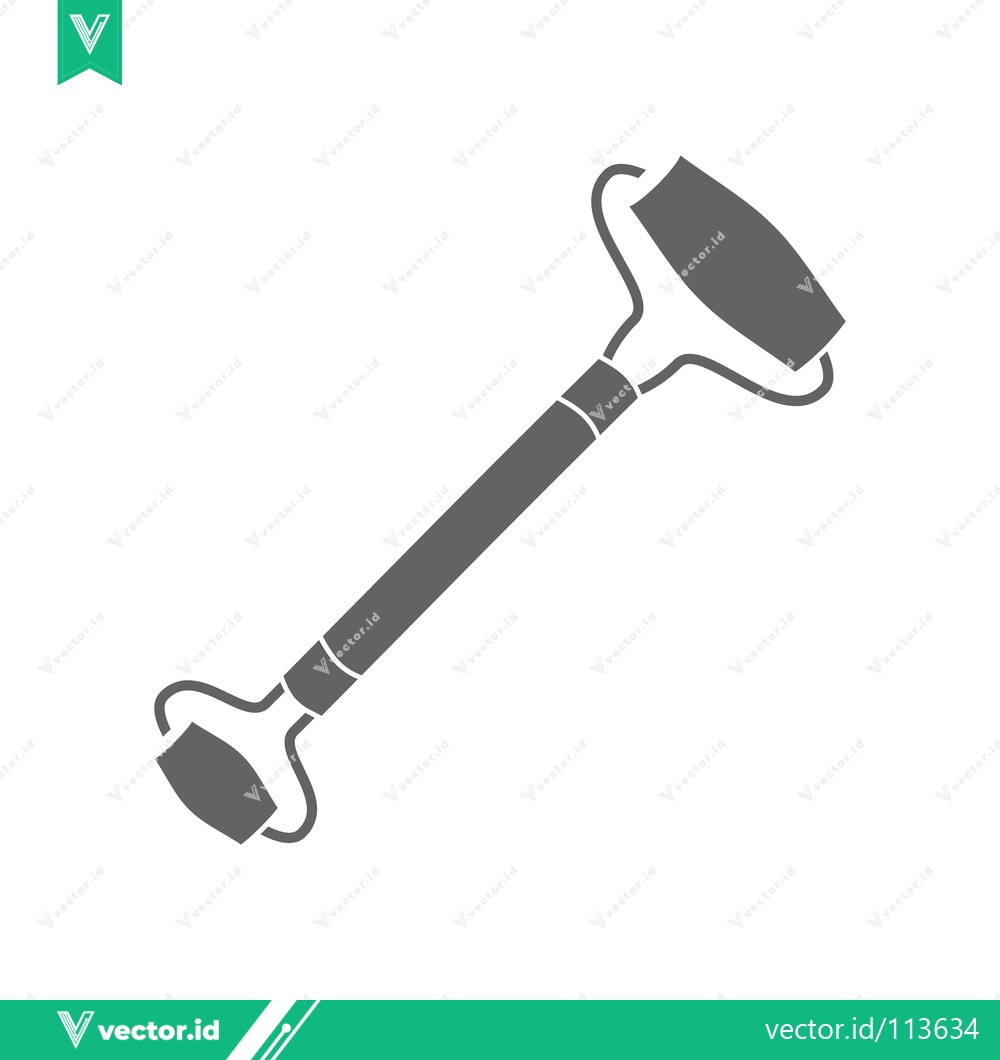 Premium Vector dari Simple Icon of a Jade Roller for Skincare
