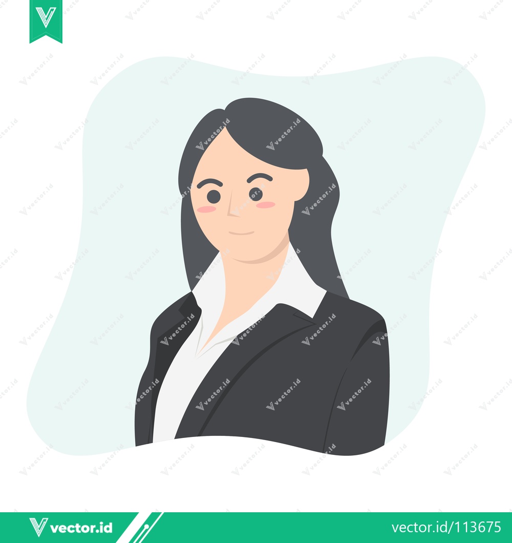 Premium Vector of Professional Businesswoman in Formal Attire