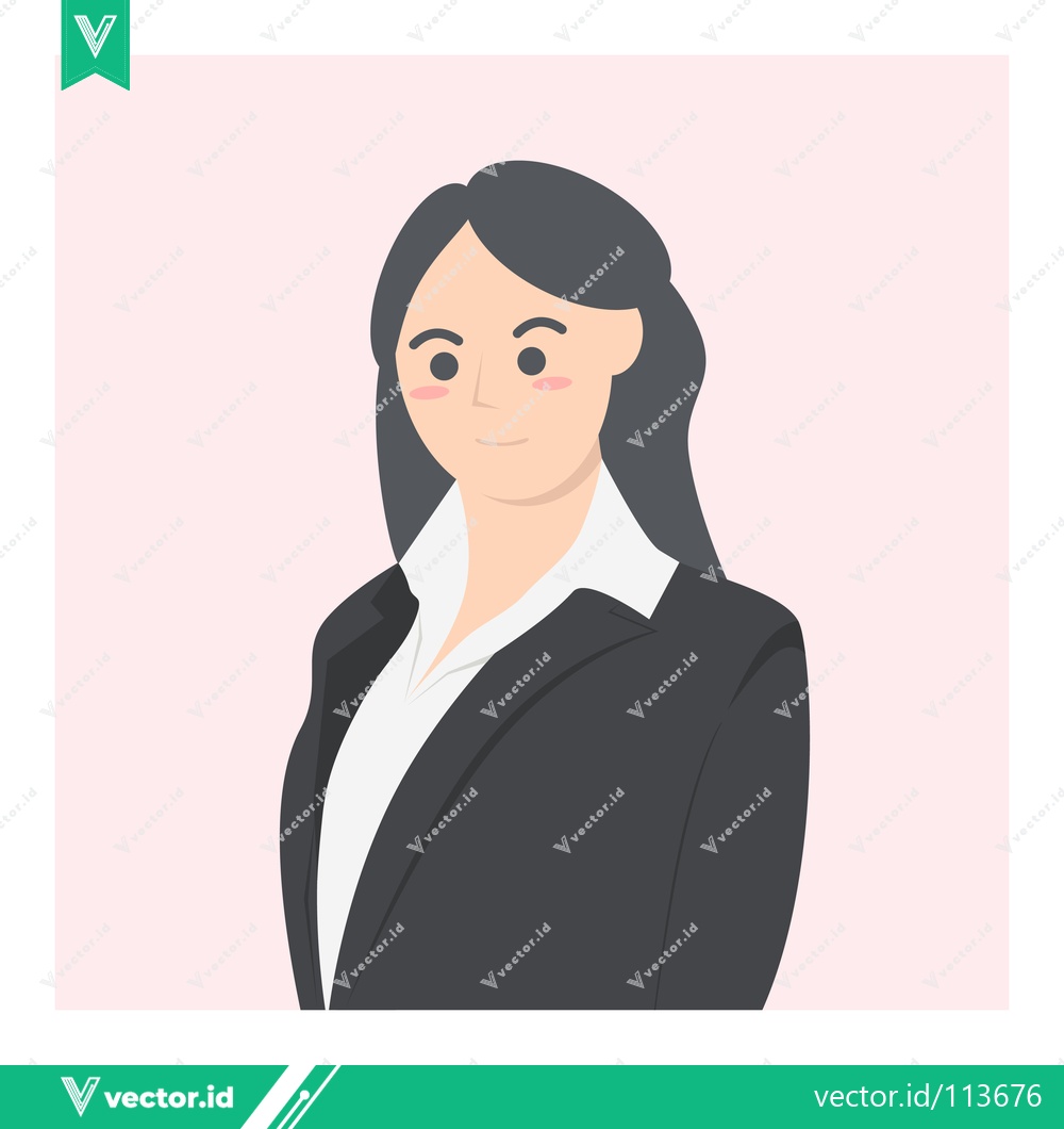Premium Vector of Professional Woman in Business Attire Confident and Focused