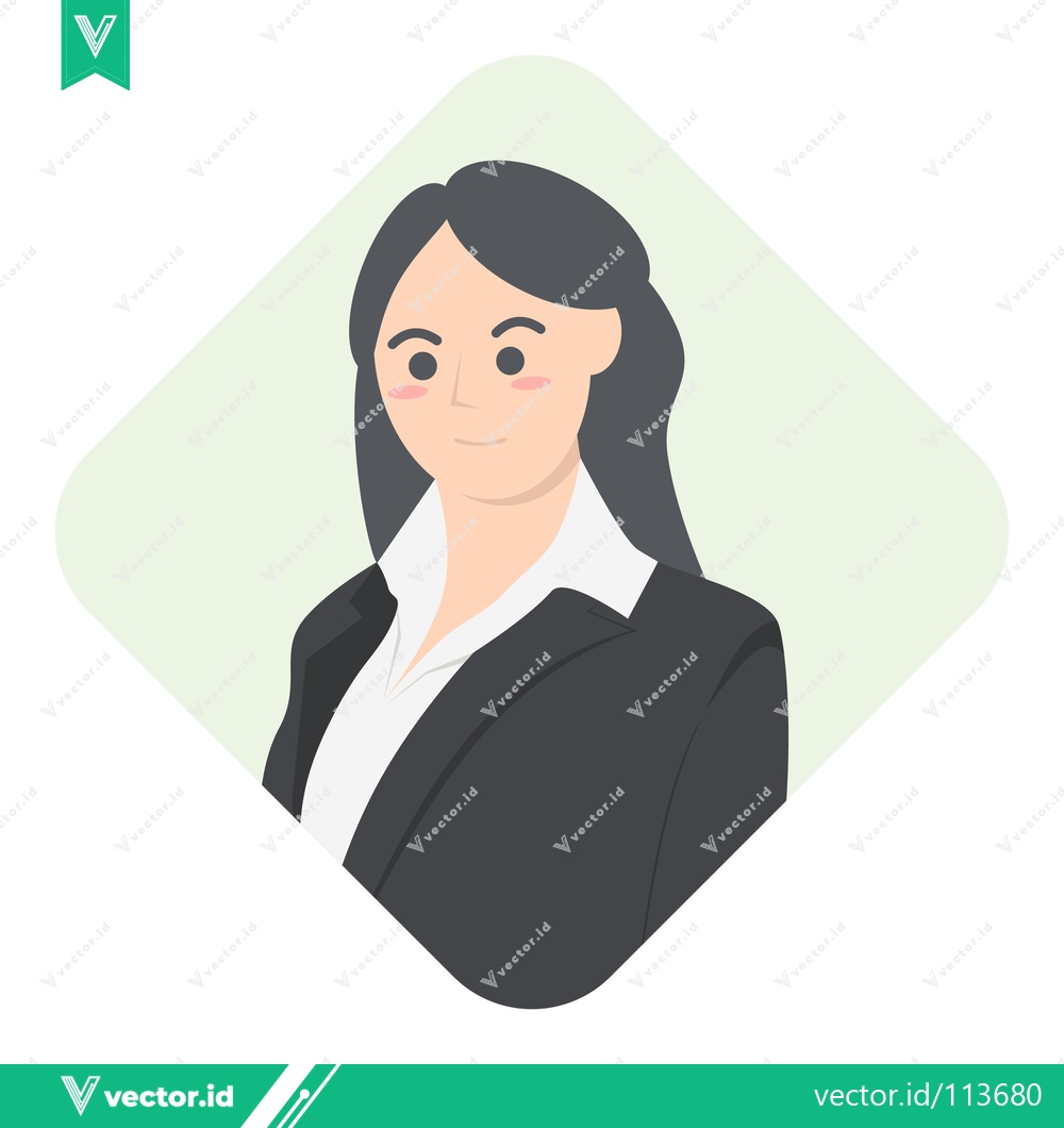 Premium Vector dari Professional Businesswoman in a Suit Confident and Ready