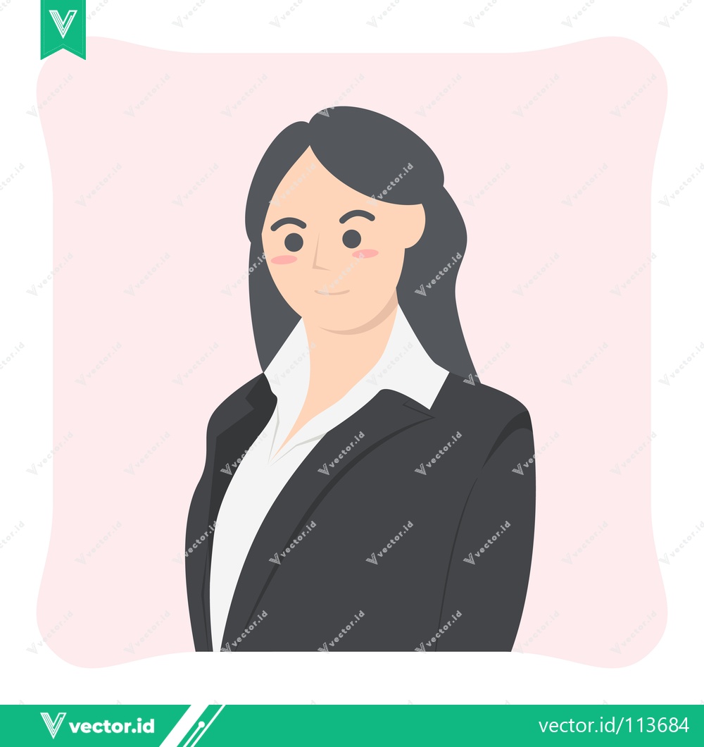 Premium Vector dari Professional Woman in Business Suit Illustration