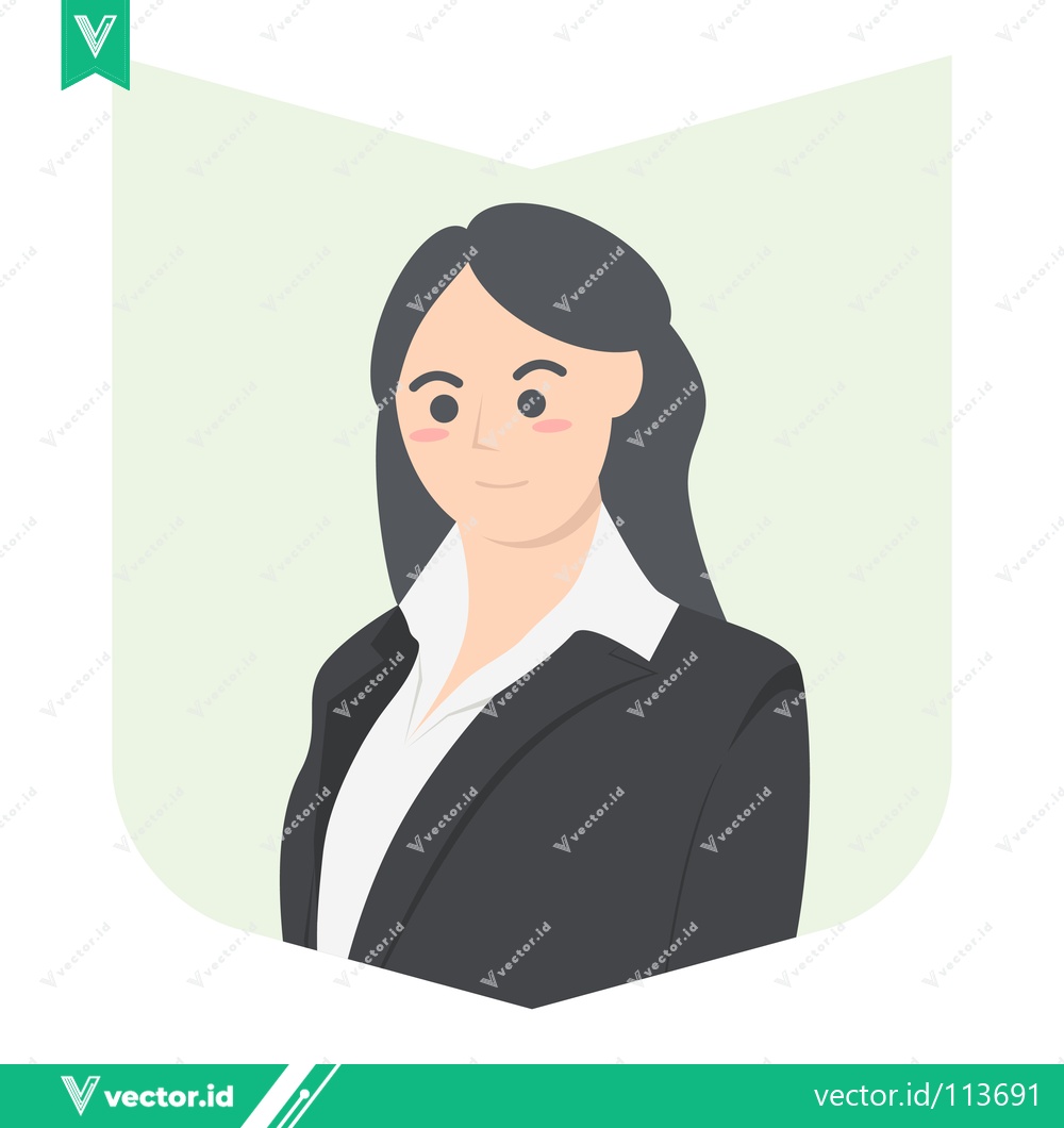 Premium Vector of Professional Woman in Business Suit Illustration
