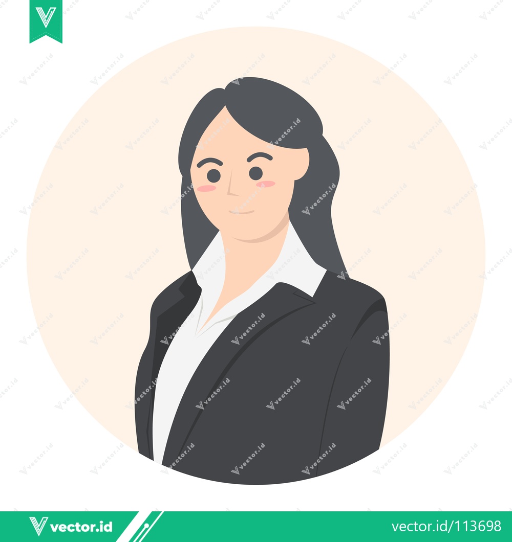 Premium Vector of Professional Woman in Business Suit Illustration