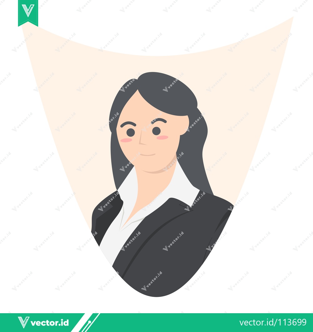 Premium Vector dari Professional Woman in Business Attire Under Spotlight