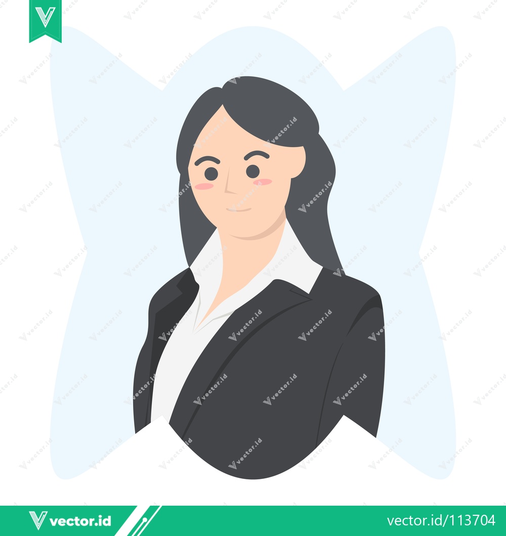 Premium Vector of Professional Woman in Business Attire Confident and Focused