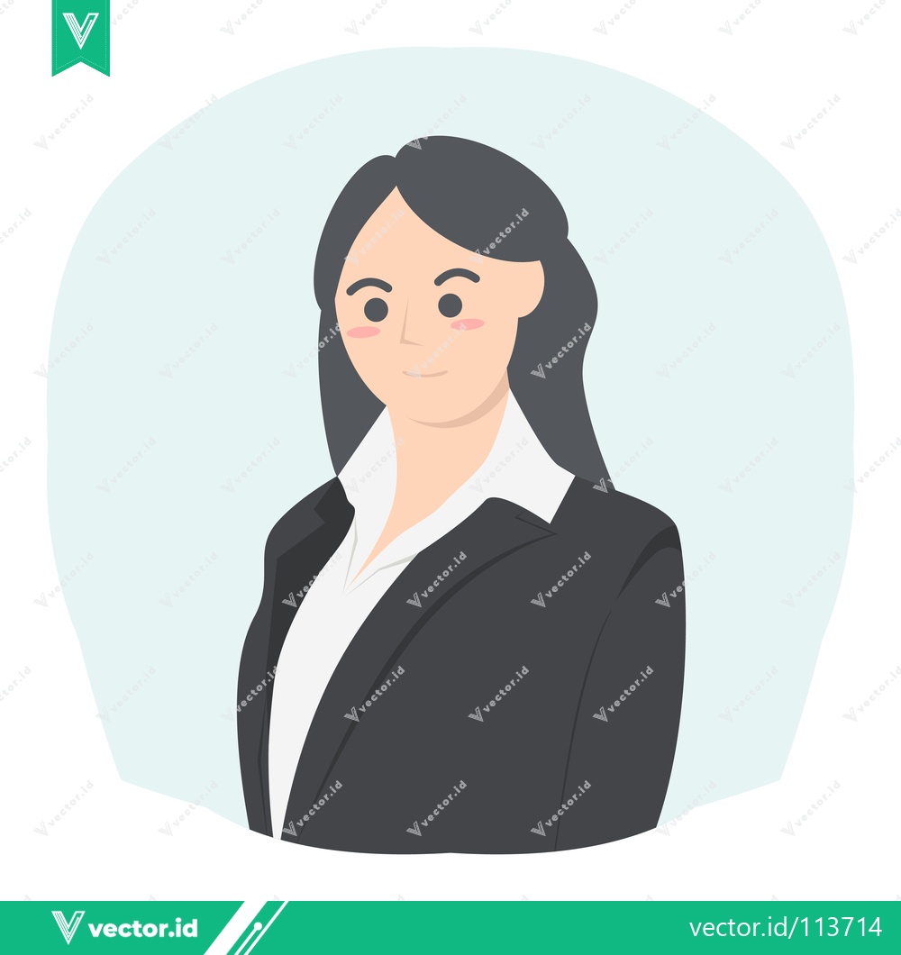 Premium Vector dari Professional Businesswoman in a Suit Confident and Ready