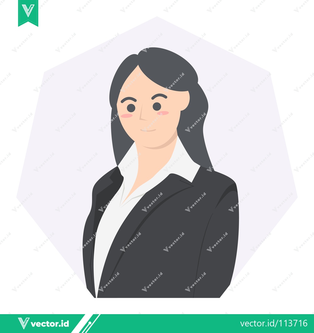 Premium Vector of Professional Woman in Business Attire Confident and Focused