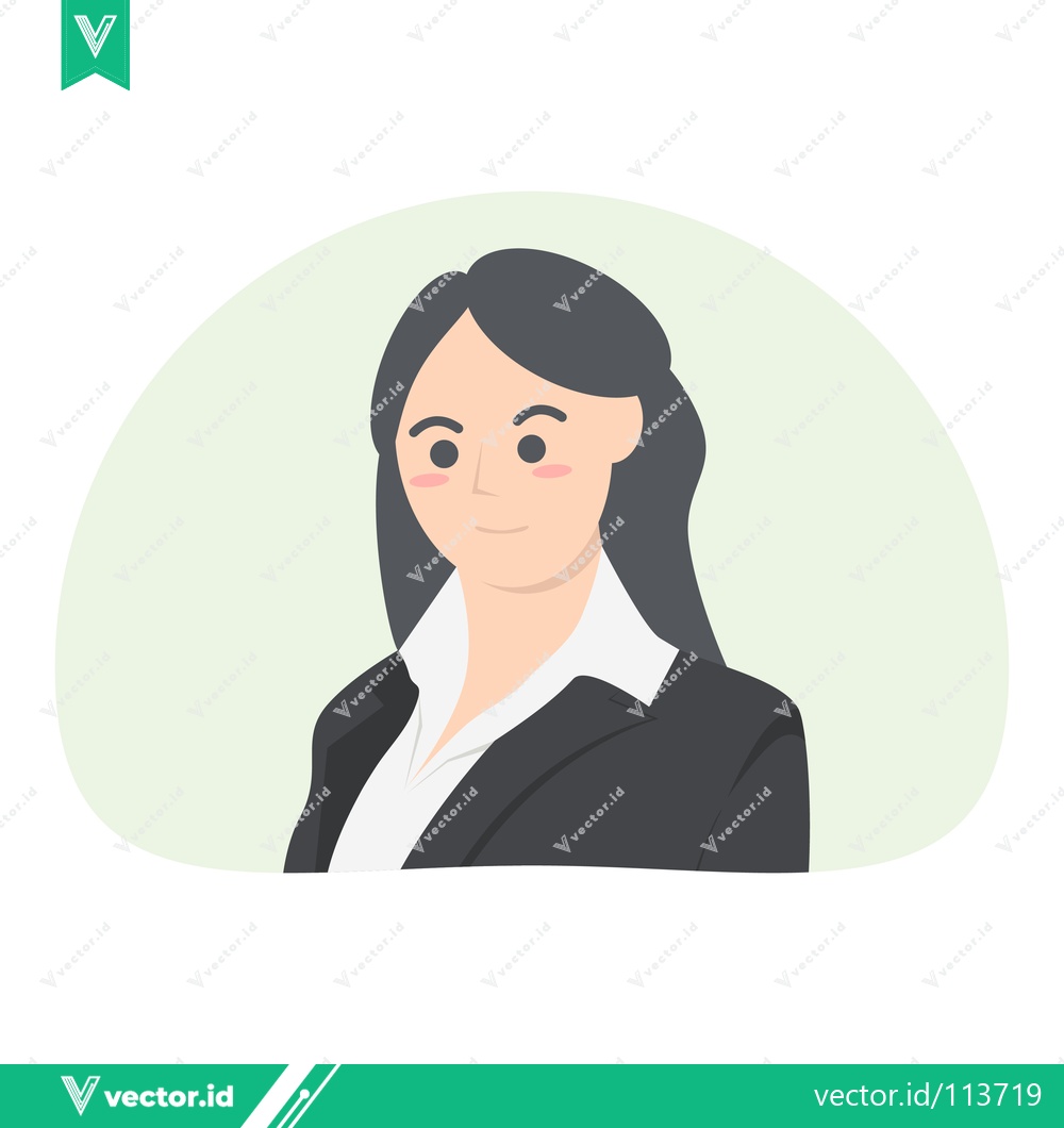 Premium Vector of Professional Businesswoman in Formal Attire Confident and Focused