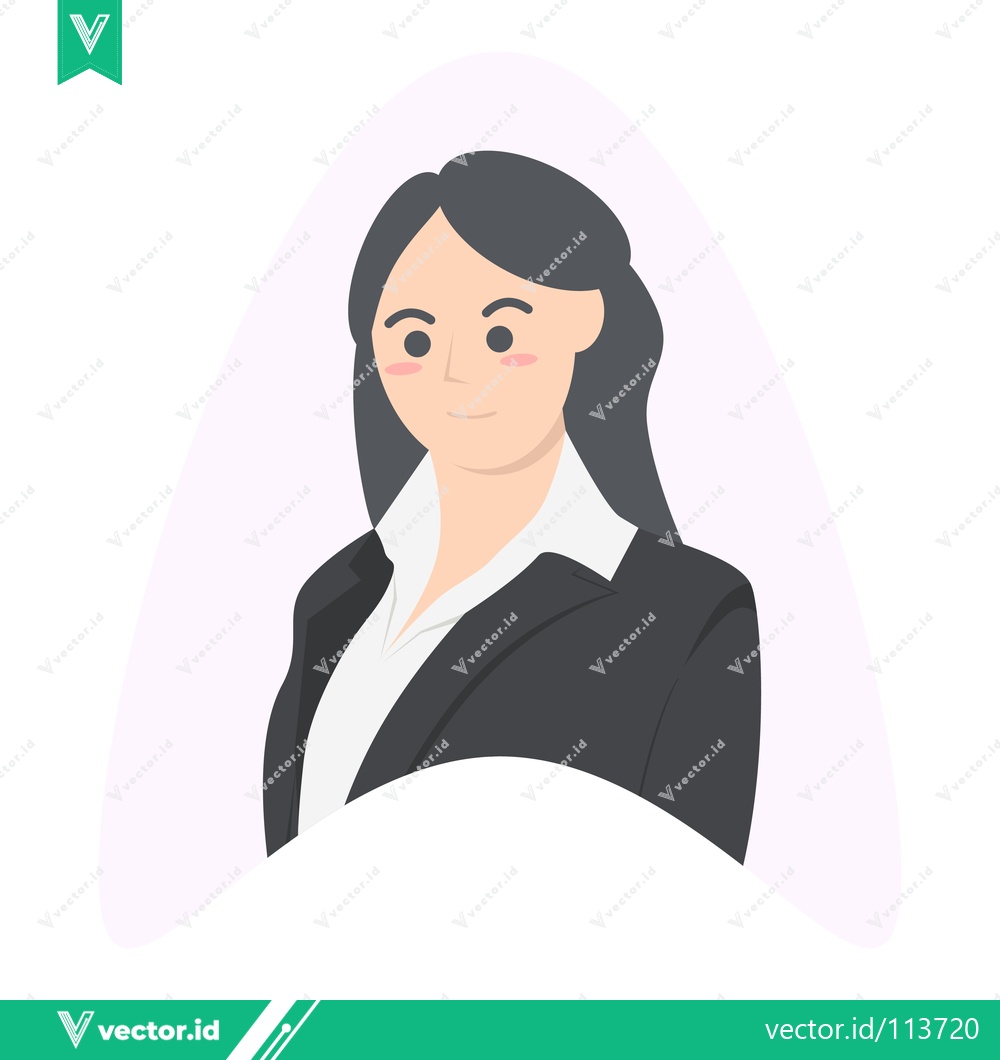 Premium Vector of Professional Woman in Business Attire Illustration