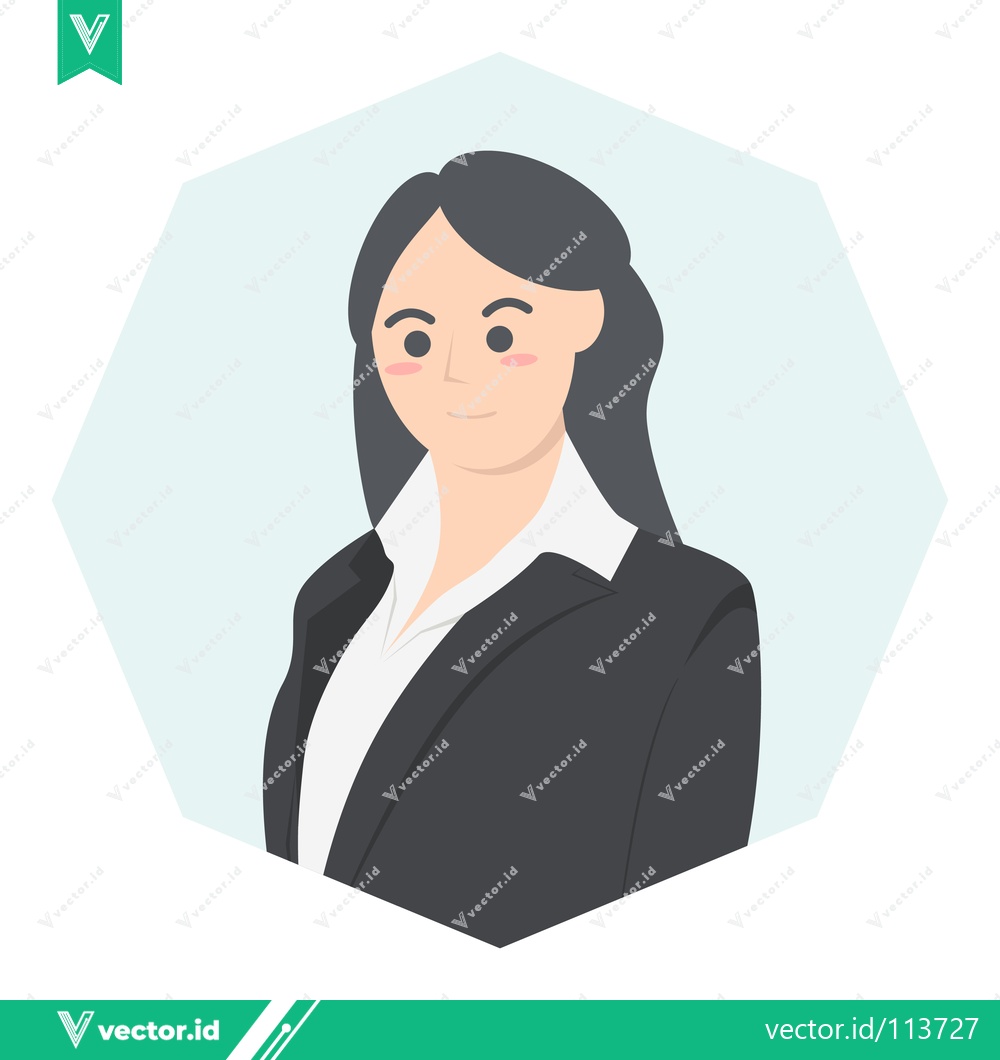 Premium Vector dari Professional Woman in Business Attire Illustration