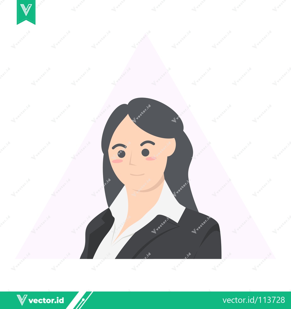 Premium Vector of Professional Woman in Business Suit with Confident Expression