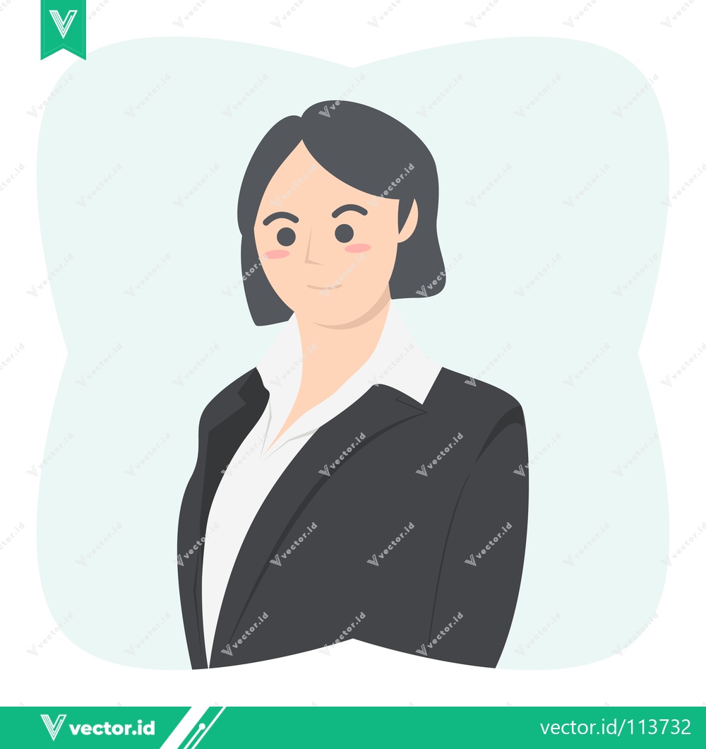Premium Vector dari Professional Businesswoman in a Suit Confident and Focused