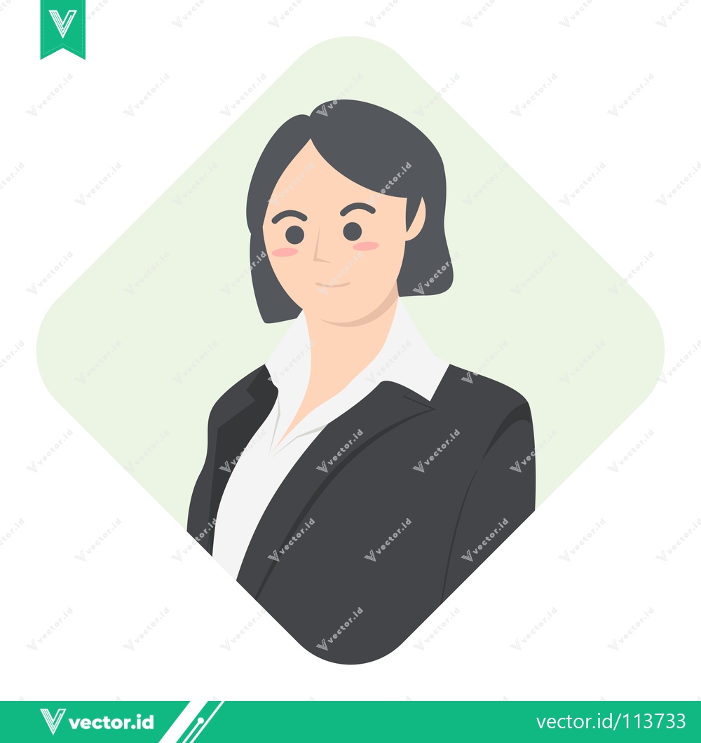 Premium Vector dari Professional Businesswoman in a Suit Confident and Ready