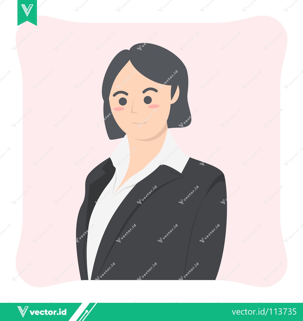 Premium Vector of Professional Woman in Business Attire Confident and Ready