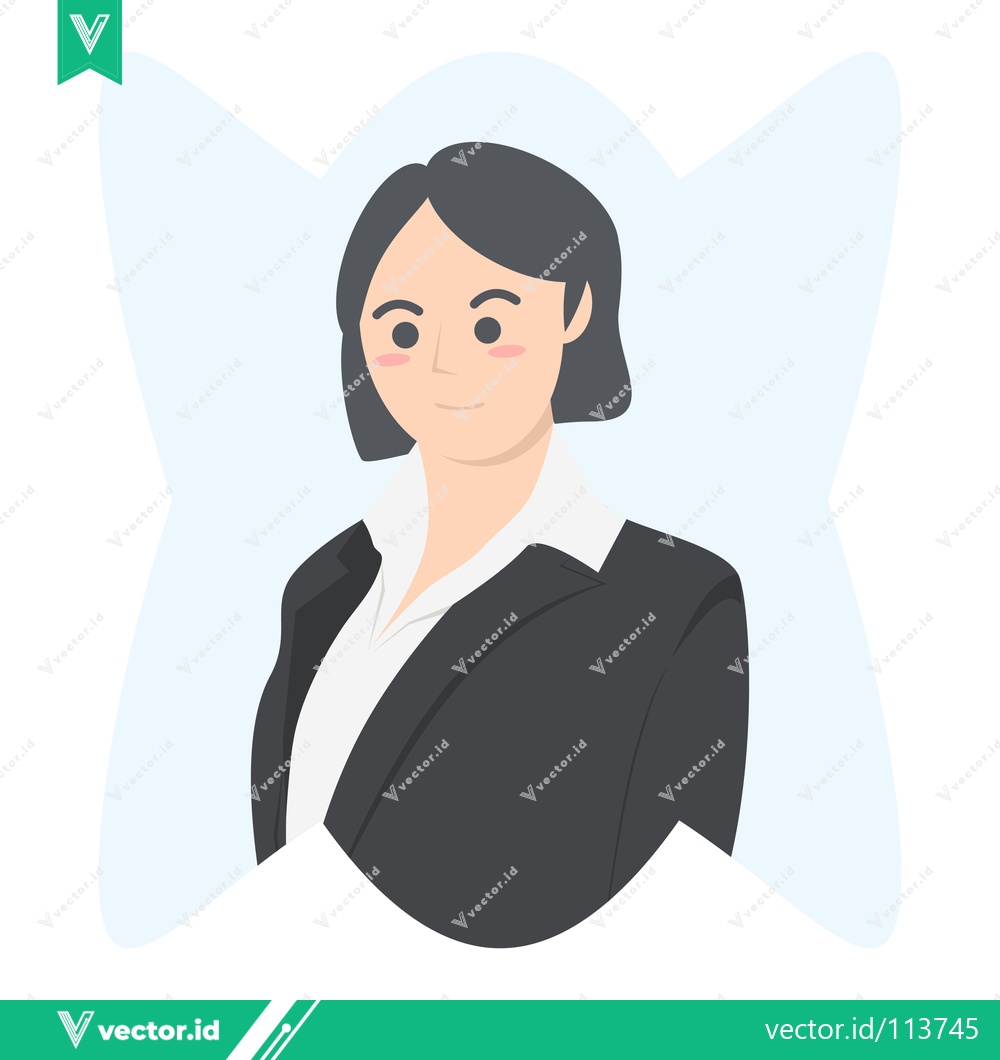 Premium Vector dari Professional Woman in Business Suit Confident and Focused