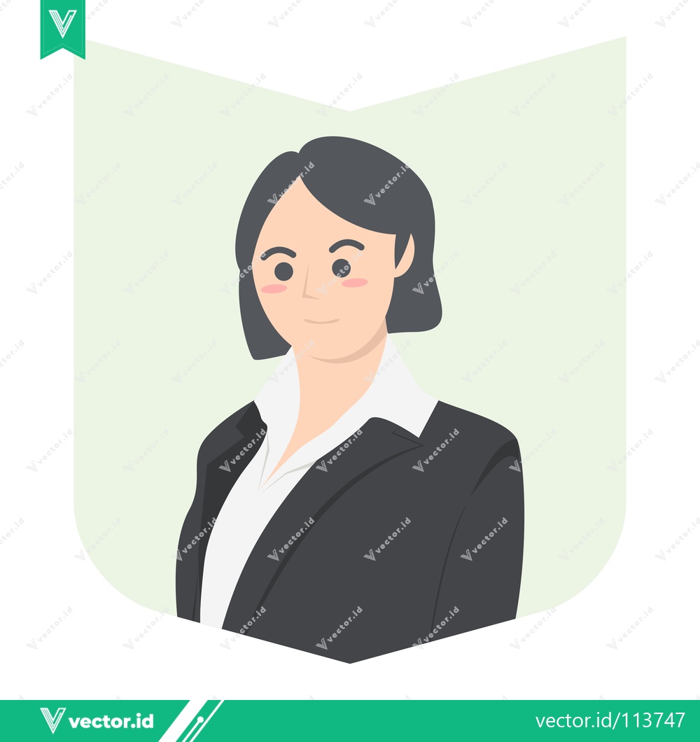 Premium Vector dari Professional Businesswoman in a Suit Confident and Ready