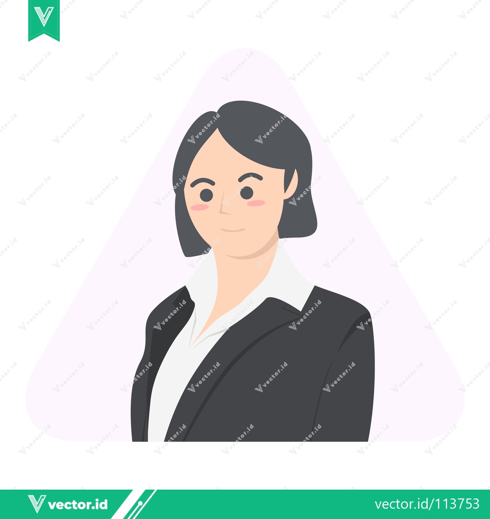Premium Vector of Professional Woman in Business Attire Confident and Focused
