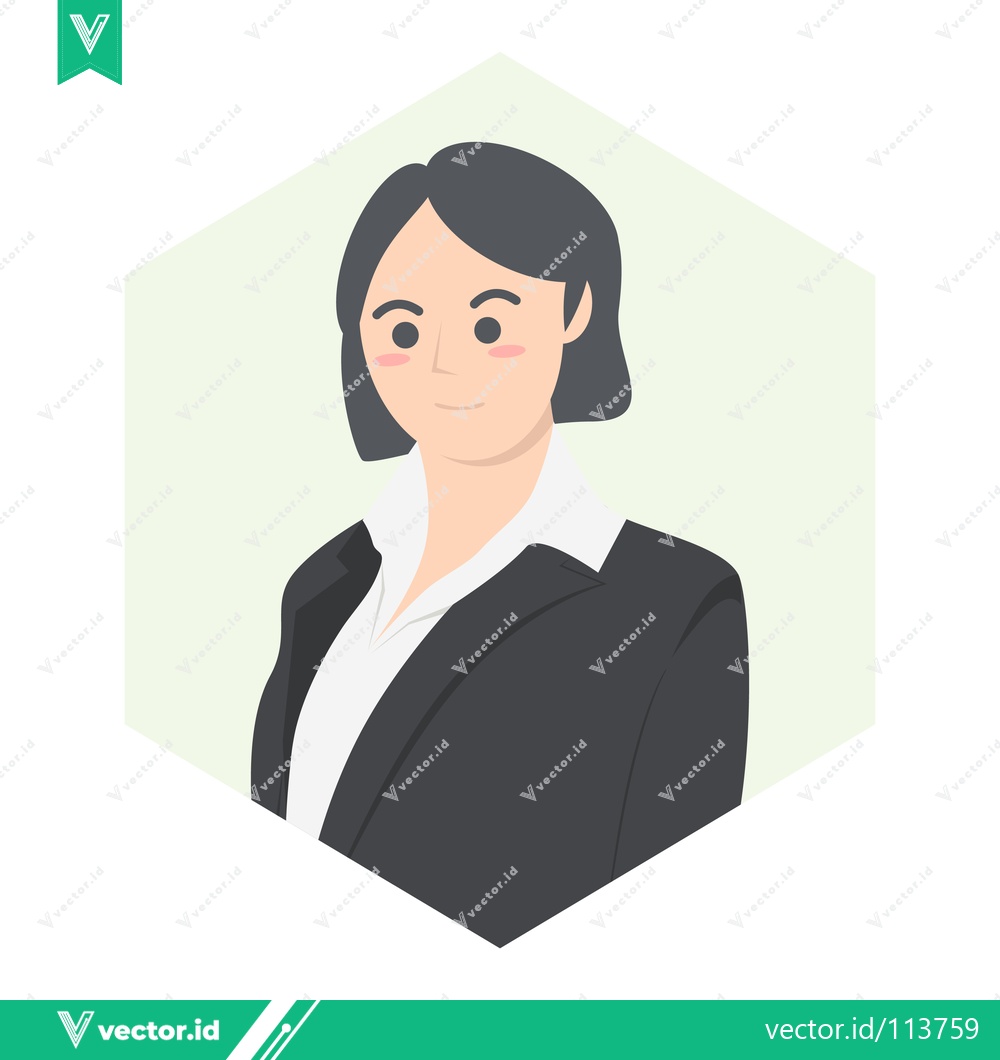 Premium Vector dari Professional Businesswoman in a Suit Confident and Ready