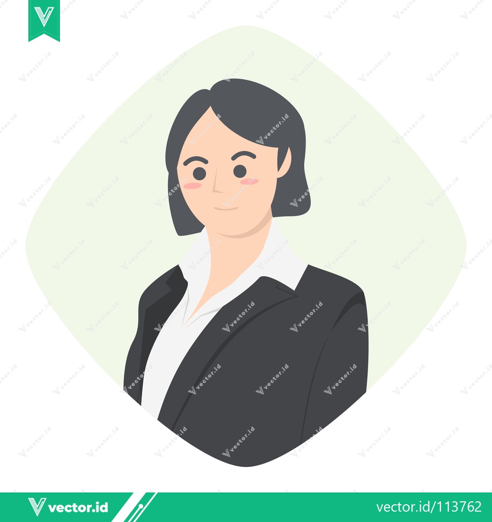 Premium Vector dari Professional Woman in Business Attire Illustration