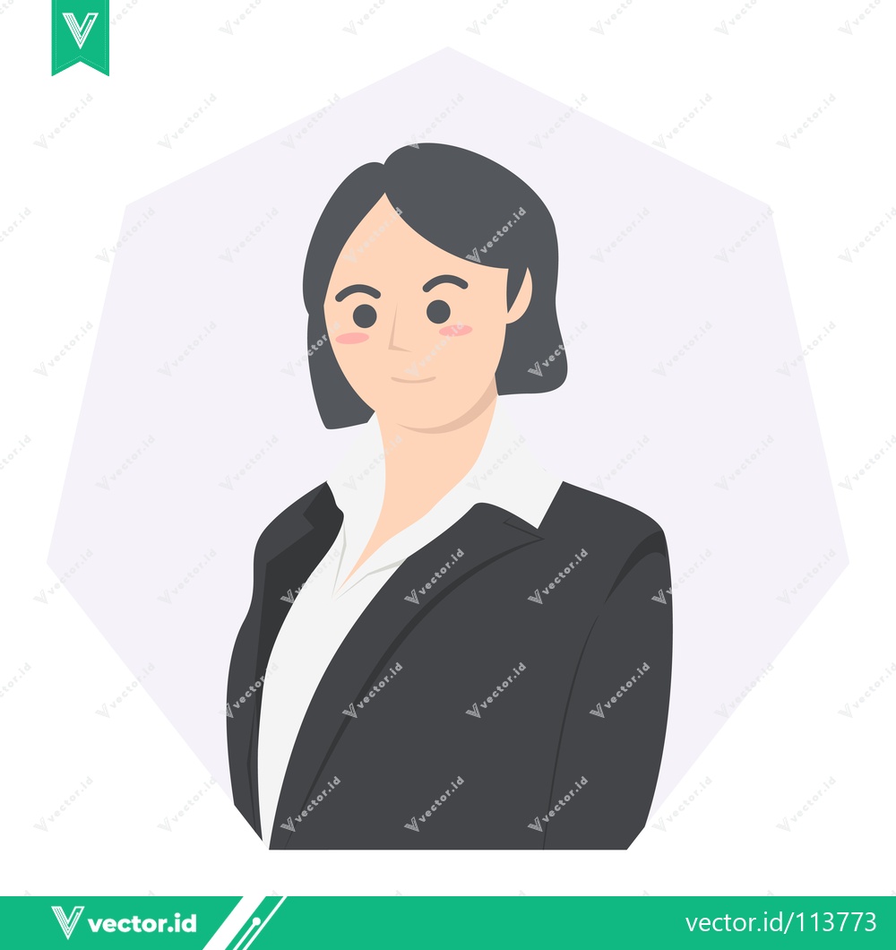 Premium Vector of Professional Woman in Business Attire Confident and Competent