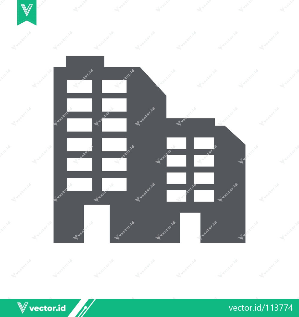 Premium Vector dari Modern Office Building Icon