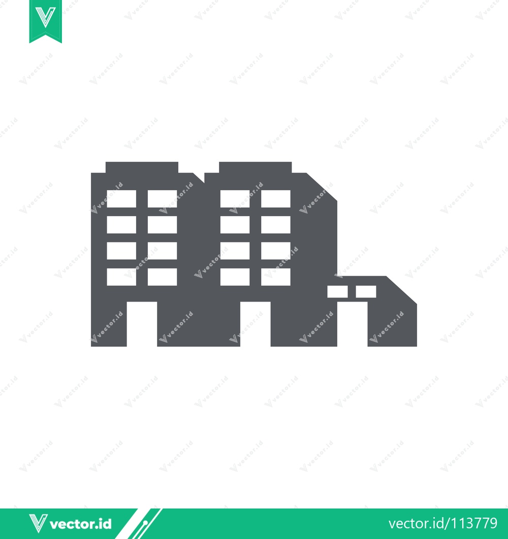 Premium Vector dari Modern Office Building Icon