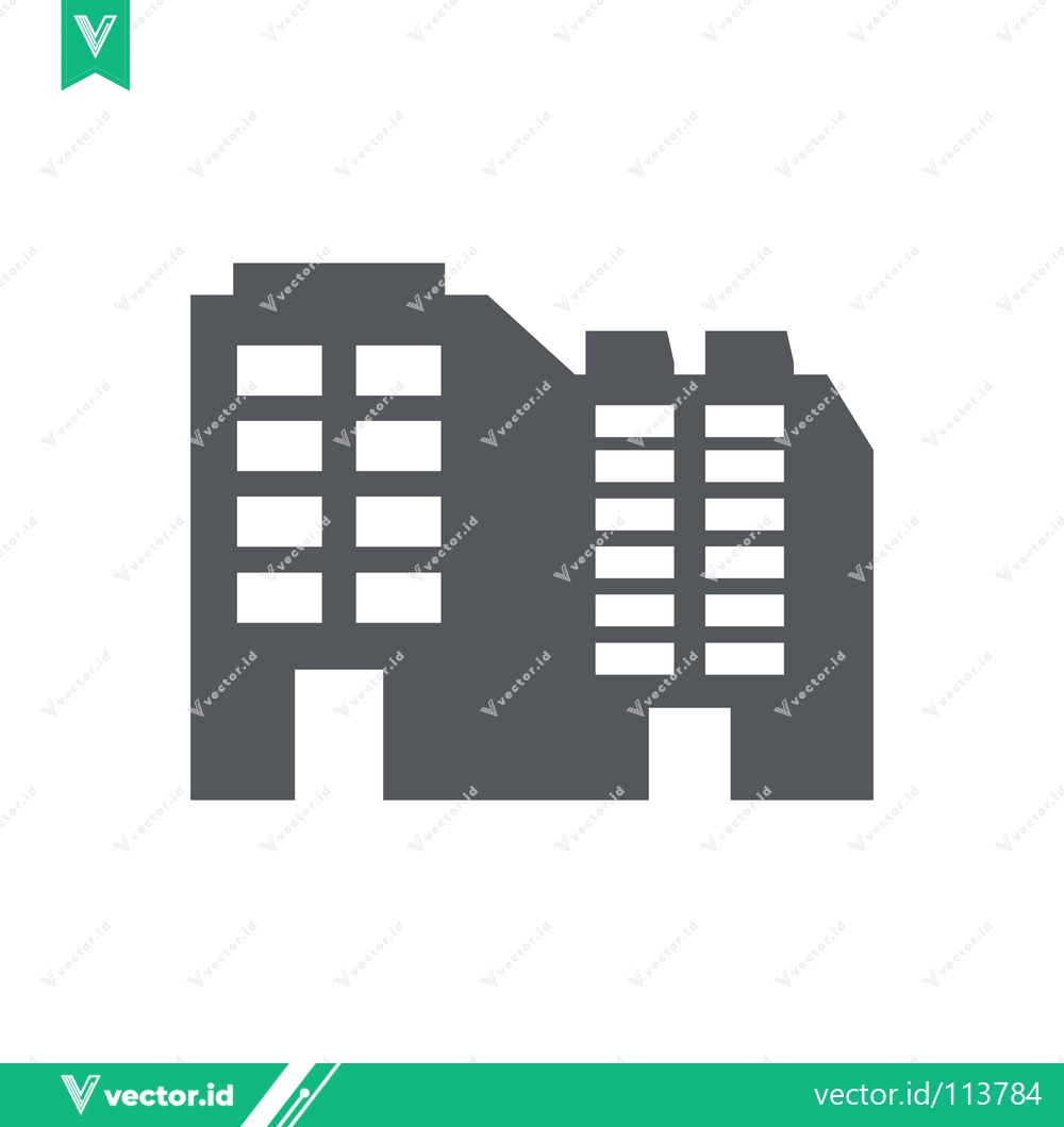 Premium Vector dari Modern Office Building Icon