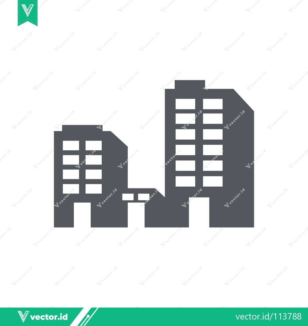 Premium Vector dari Modern Office Buildings Icon