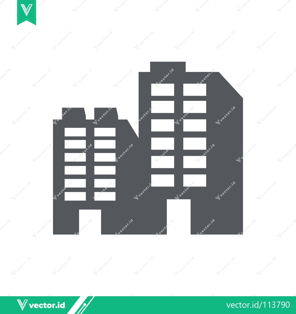 Premium Vector dari Modern Office Buildings Icon