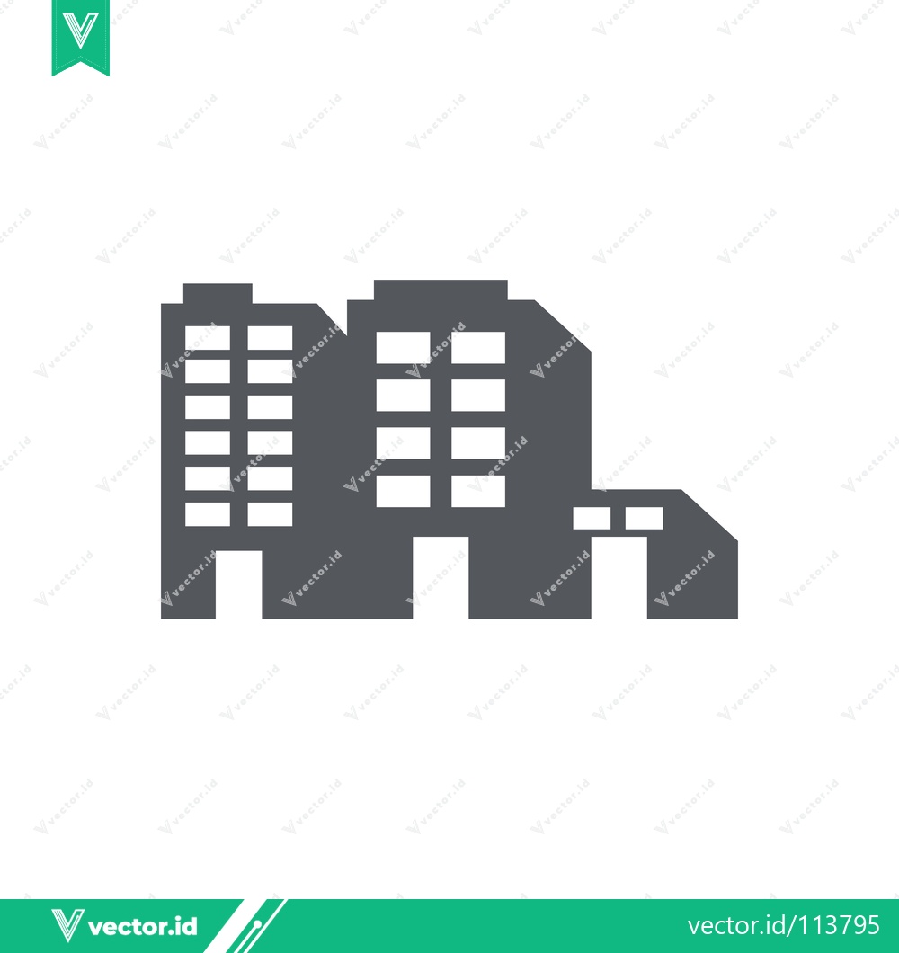 Premium Vector dari Modern Office Building Icon