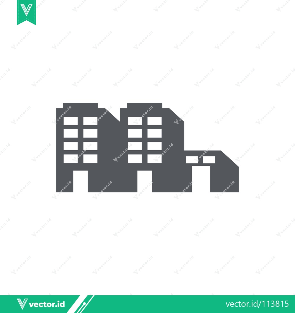 Premium Vector of Modern Office Building Icon