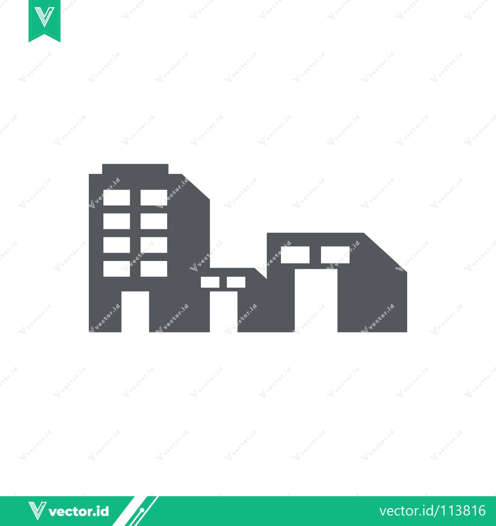 Premium Vector dari Modern Office Building Icon