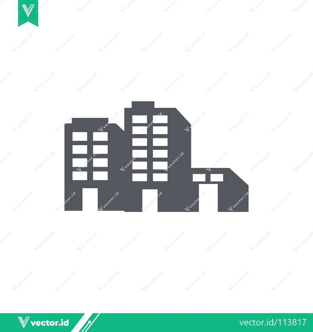 Premium Vector dari Modern Office Building Icon