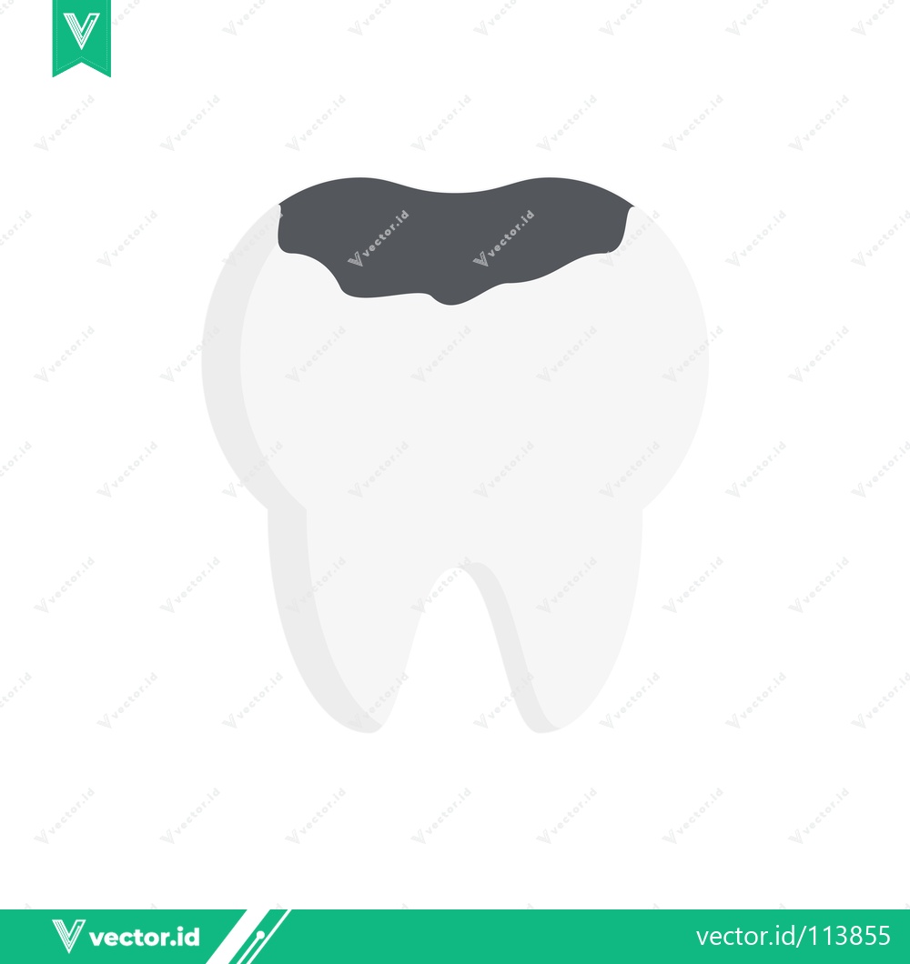 Premium Vector dari Illustration of a Tooth with a Cavity
